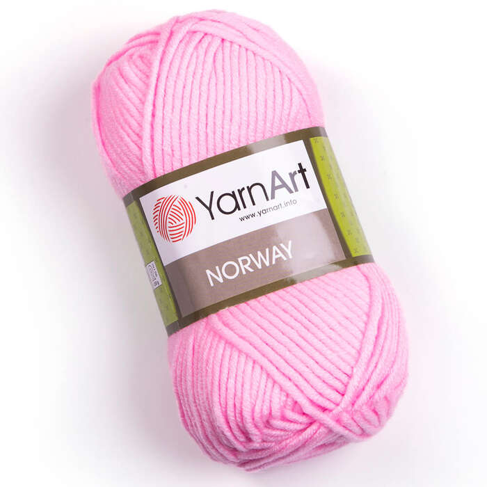 צמר חלק איכותי במחיר מבצע נוראוי-YARNART-NORWAY- צבע ורוד 20