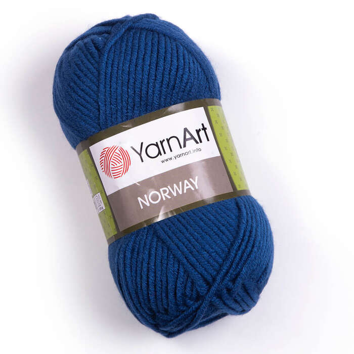 צמר חלק איכותי במחיר מבצע נוראוי-YARNART-NORWAY- צבע כחול 209