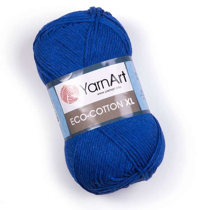 צמר כותנה איקו כותנהARNART-ECO-COTTON-XL לסריגה- בצבע כחול 774