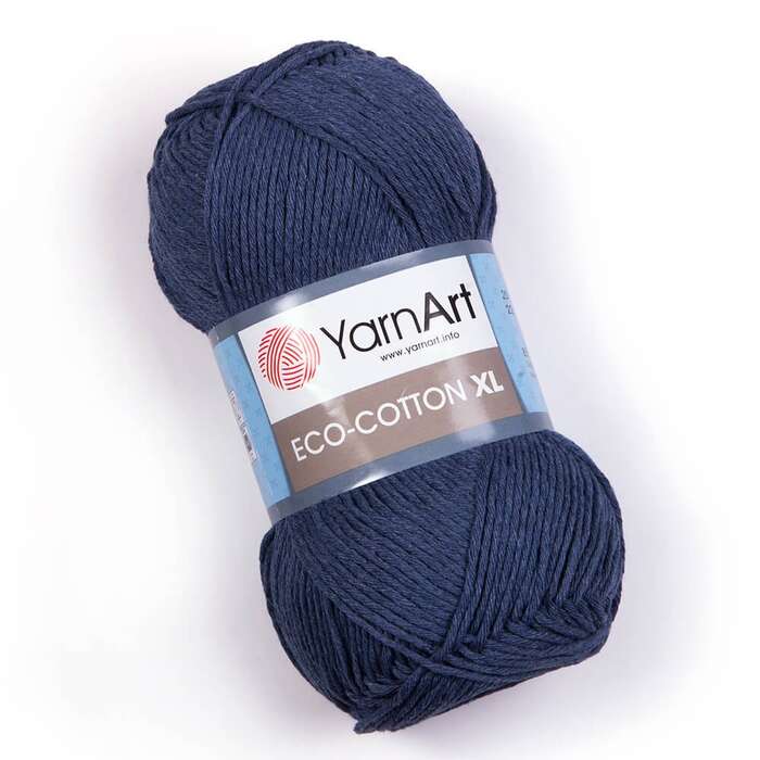 צמר כותנה איקו כותנהARNART-ECO-COTTON-XL לסריגה- בצבע אפור כחול 773