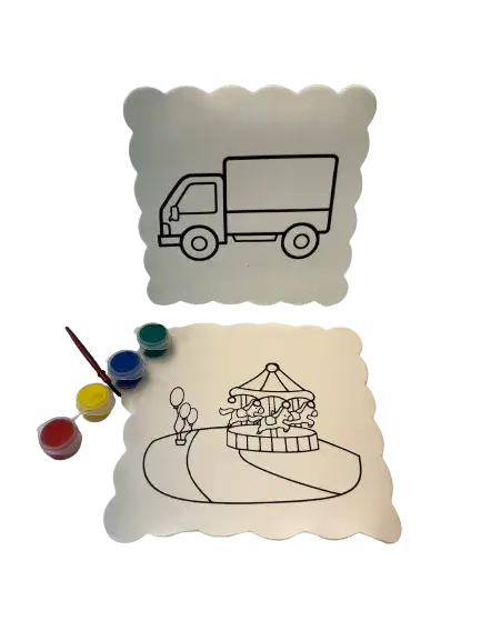 ערכה לצביעה על סול כולל סט צבעי גואש