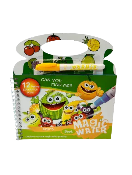 חוברת רב פעמית לצביעה עם טוש הקסם!