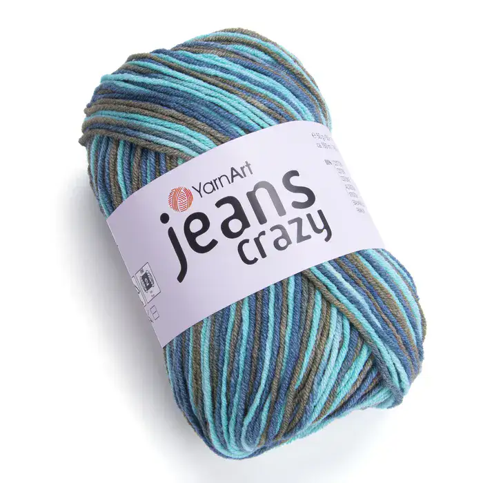 YARNART-JEANS-CRAZY-חוט ג'ינס קרייזי מתחלף-7212