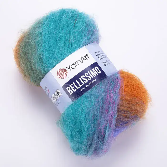 YARNART-BELLISSIMO-בליסימו צמר נעים במיוחד לסריגה בצבעים מתחלפים-1421
