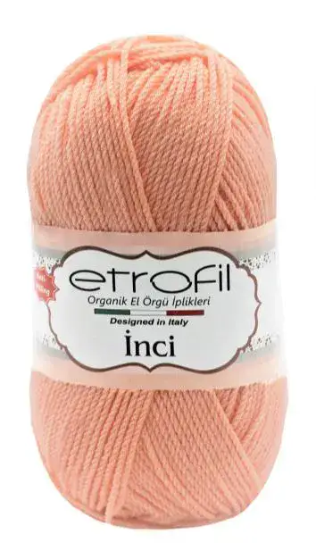 צמר ינקי Inci- לסריגה אפרסק 039