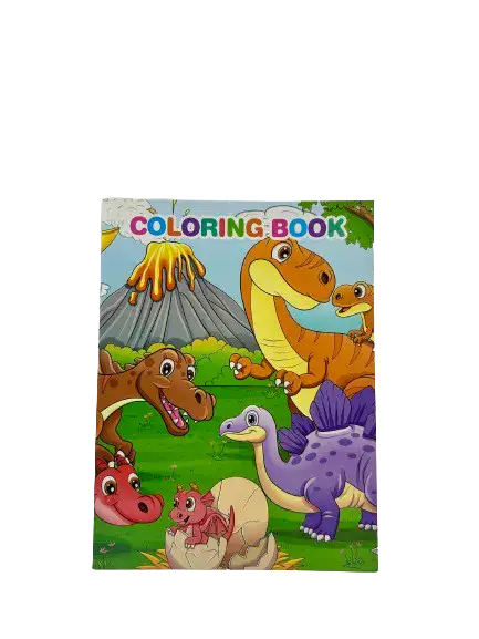 חוברת צביעה ומדבקות- עם ציורים גדולים במיוחד לקטנטנים- טירקס