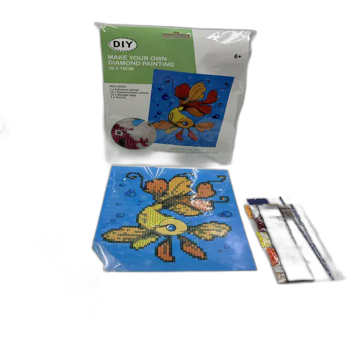 ערכת יצירה להכנת תמונה מיהלומים 16X20- דג