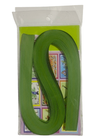 קווילינג- מגזרות נייר לגילגול נייר- צבע ירוק