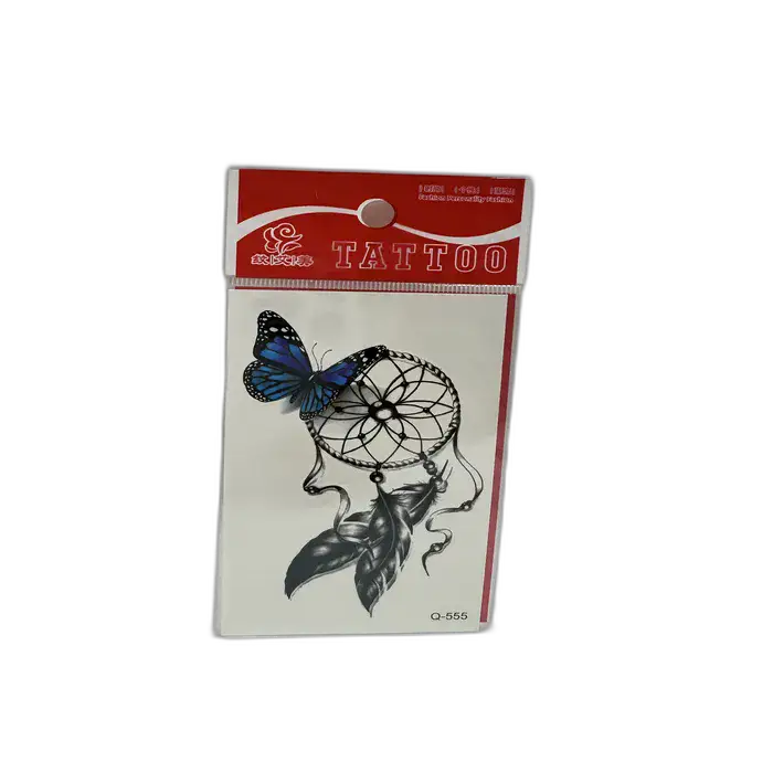 קעקוע לכל משטח- לוכד חלומות פרפר