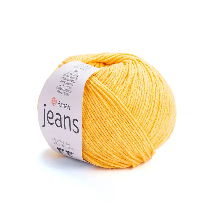 YARNART-JEANS-חוט סריגה קייצי ג'ינס מתאים במיוחד לבובות ובגדי קייץ- 55% כותנה (35)