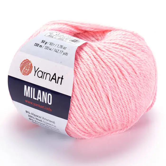 YARNART-MILANO-צמר מילנו-ורוד 859