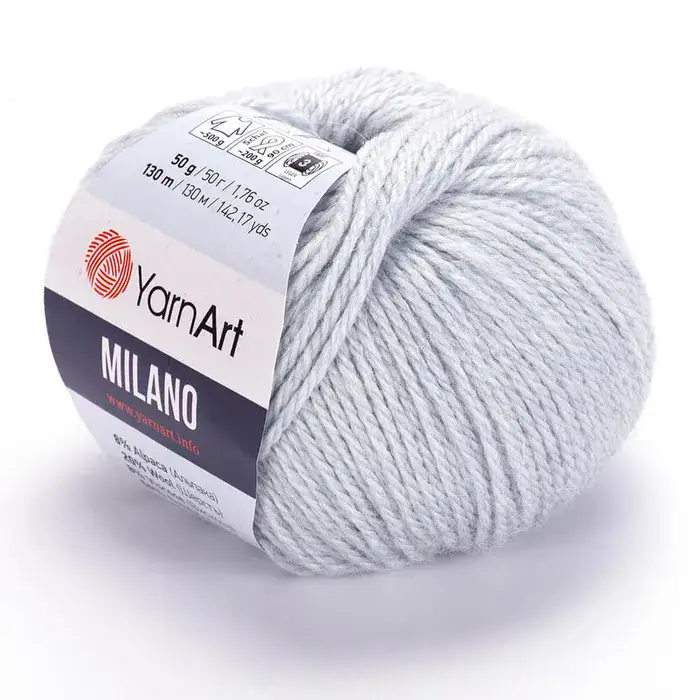 YARNART-MILANO-צמר מילנו-אפור 866