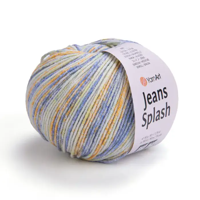 JEANS-SPLASH- חוט סריגה יארן ארט ג’ינס ספלאש מתחלף- 956