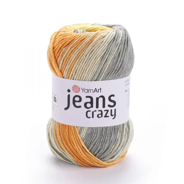 YARNART-JEANS-CRAZY-חוט ג'ינס קרייזי מתחלף-8210