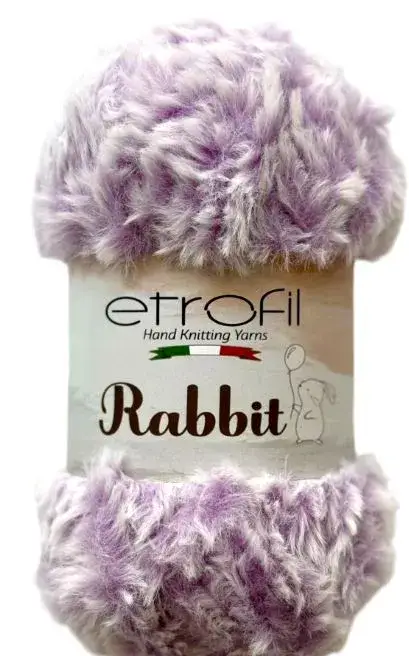 Rabbit- צמר פרווה סגול בהיר 684