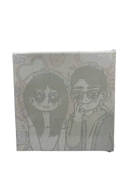 חיסול- צביעה במספרים 20X20- זוג