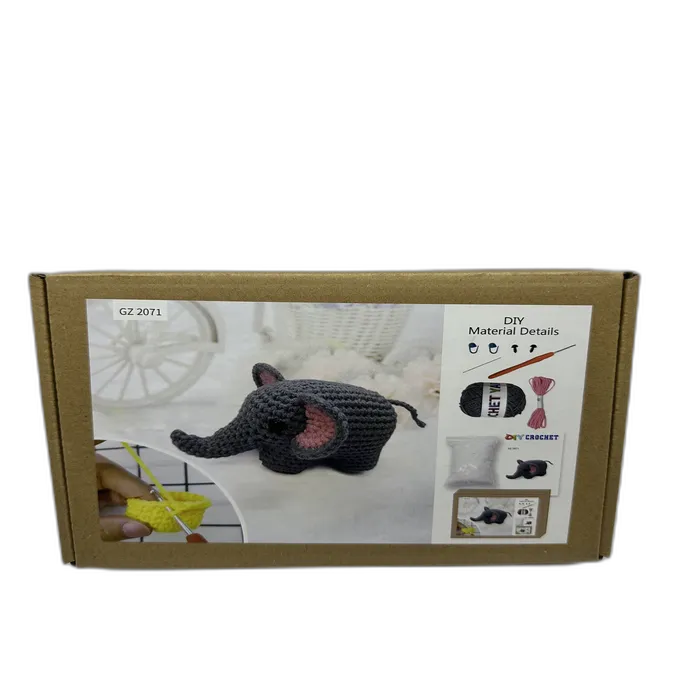 קופסא לסריגה- פיל