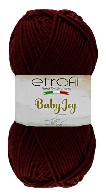 Baby JOY- צמר בייבי- אנטיפילנג בצבע- בורודו 80039