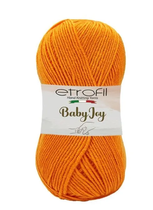 Baby JOY- צמר בייבי- אנטיפילנג בצבע- כתום 80200