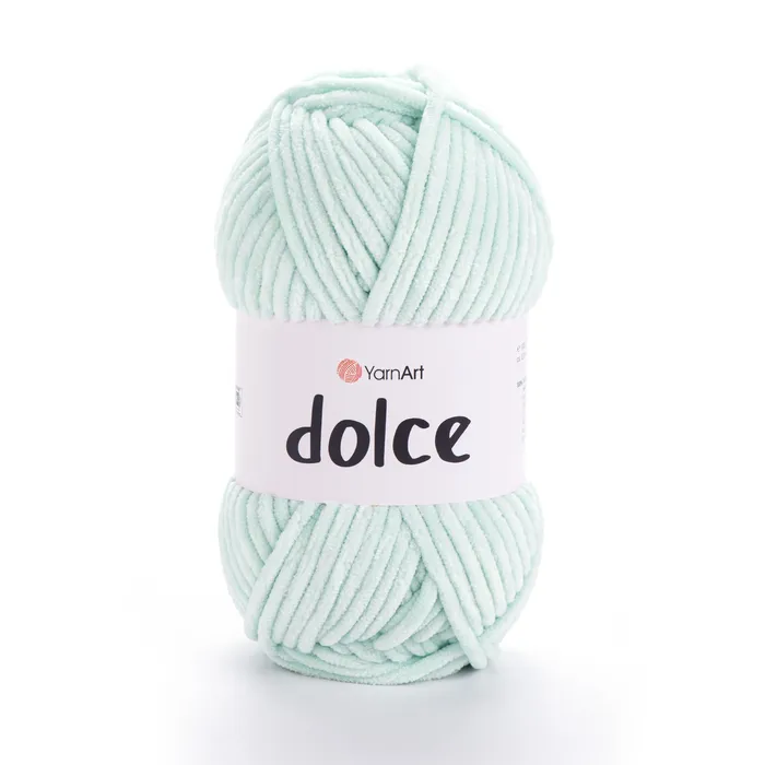 צמר קטיפה איכותי דולצ'ה- YARNART-DOLCE בצבע- ירקרק מהממם 753
