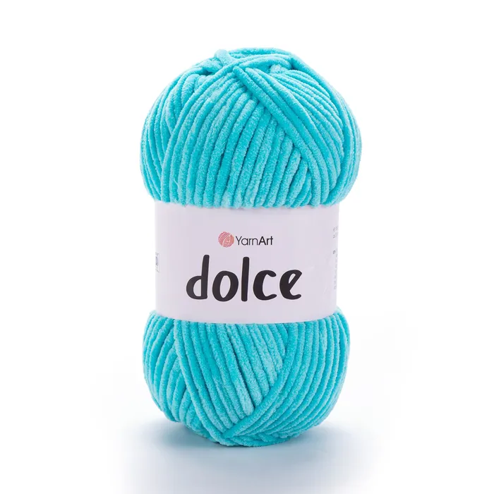 צמר קטיפה איכותי דולצ'ה- YARNART-DOLCE בצבע- תכלת 746