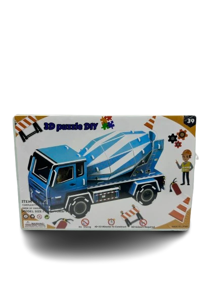 מבצע-הרכבה מקרטון כיפית וקלה- A5 - מערבל בטון