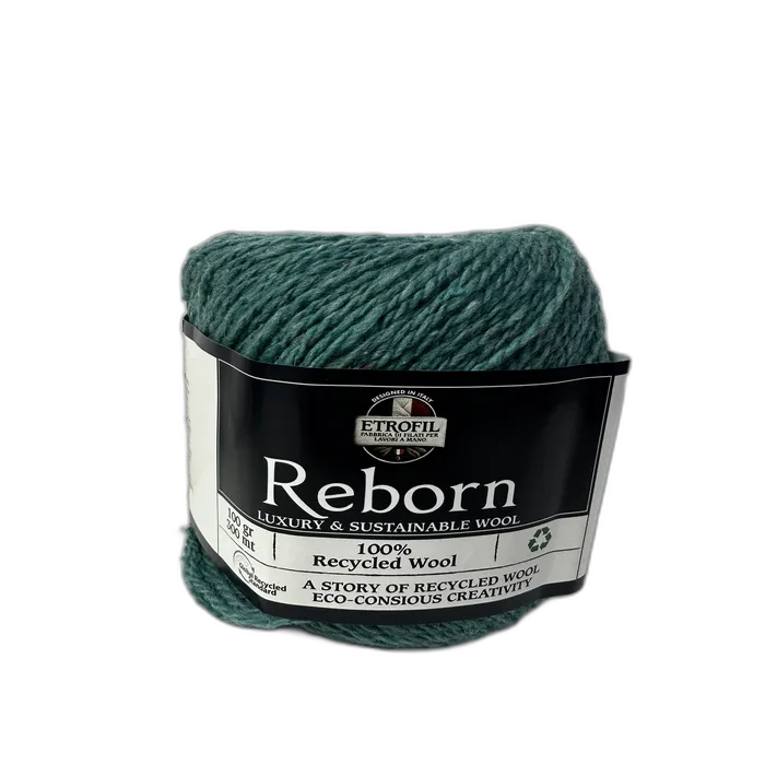 100% צמר REBORN- בגוון טורכיז