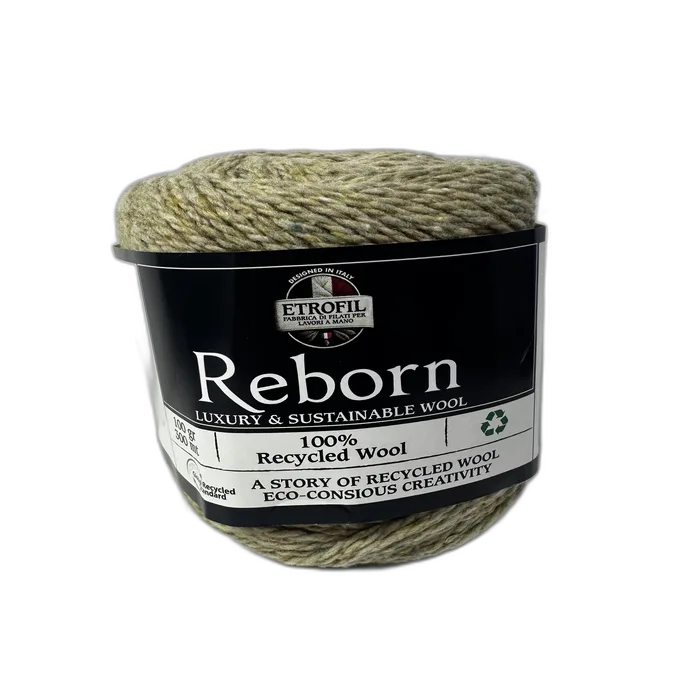 100% צמר REBORN- בגוון ירוק