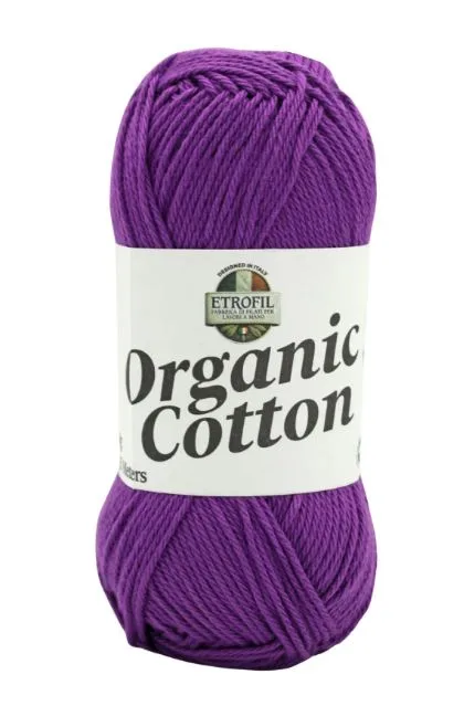Organic Cotton-חוט כותנה בצבע-סגול 76152