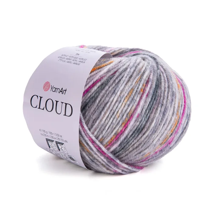 YARNART-CLOUD-צמר מתחלף 25% צמר בגוונים 9201