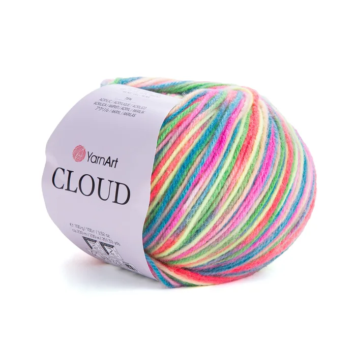 YARNART-CLOUD-צמר מתחלף 25% צמר בגוונים 5319
