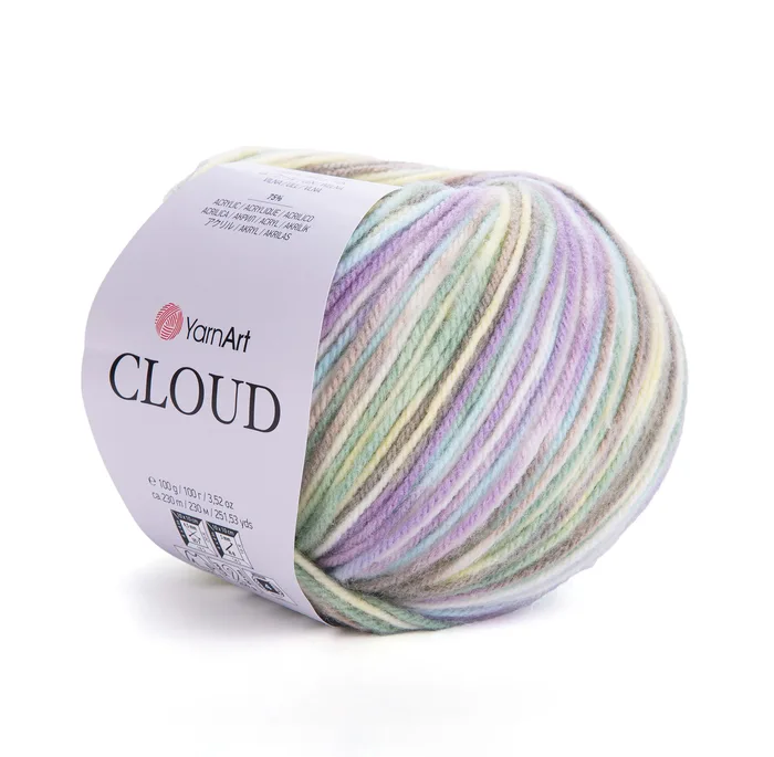 YARNART-CLOUD-צמר מתחלף 25% צמר בגוונים 5317