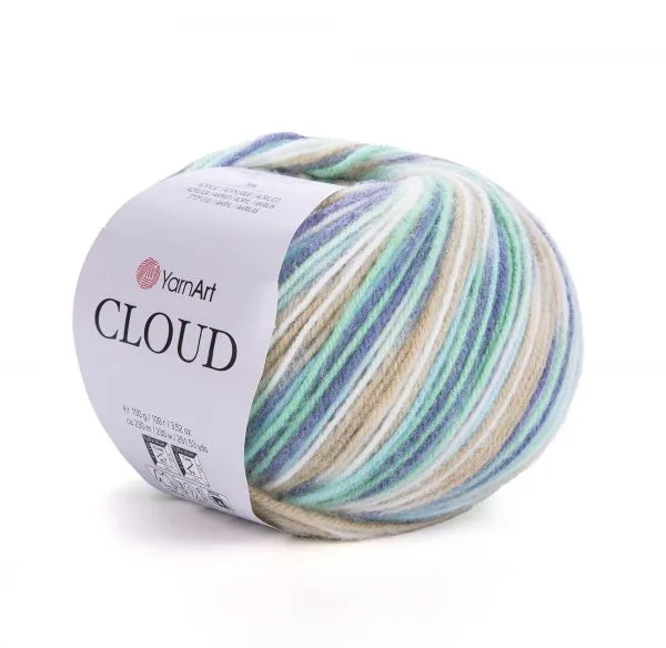 YARNART-CLOUD-צמר מתחלף 25% צמר בגוונים 5313
