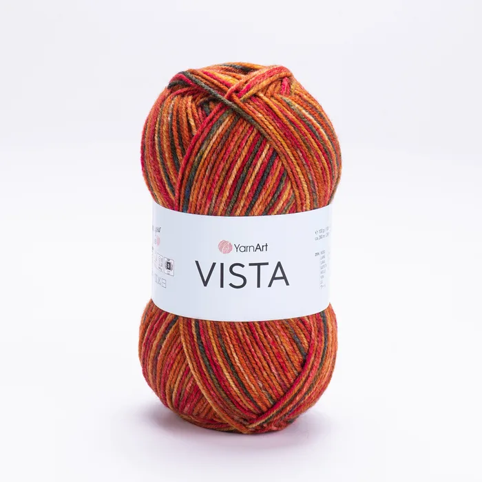 צמר ויסטה מתחלף 25% צמר YARNART-VISTA9204-