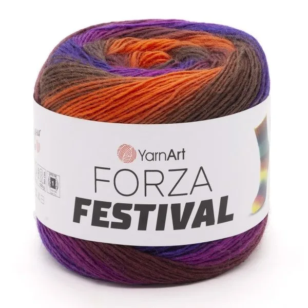 YARNART-FORZA-FESTIVAL-צמר במיוחד לסריגת גרביים 2903