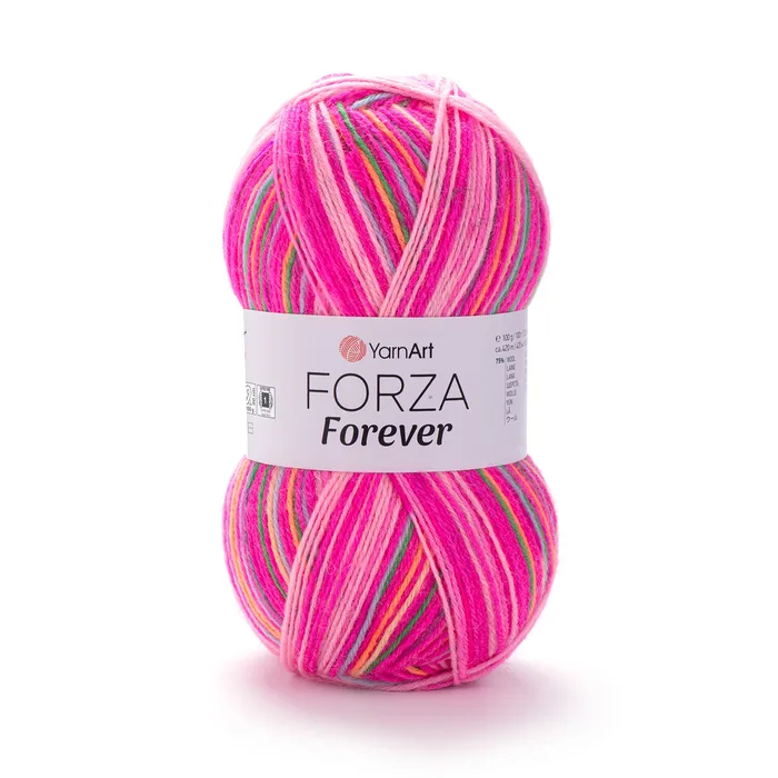 צמר במיוחד לסריגת גרבייםFORZA-FOREVER-2707