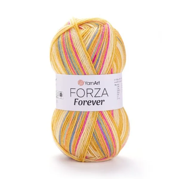 צמר במיוחד לסריגת גרבייםFORZA-FOREVER-2704