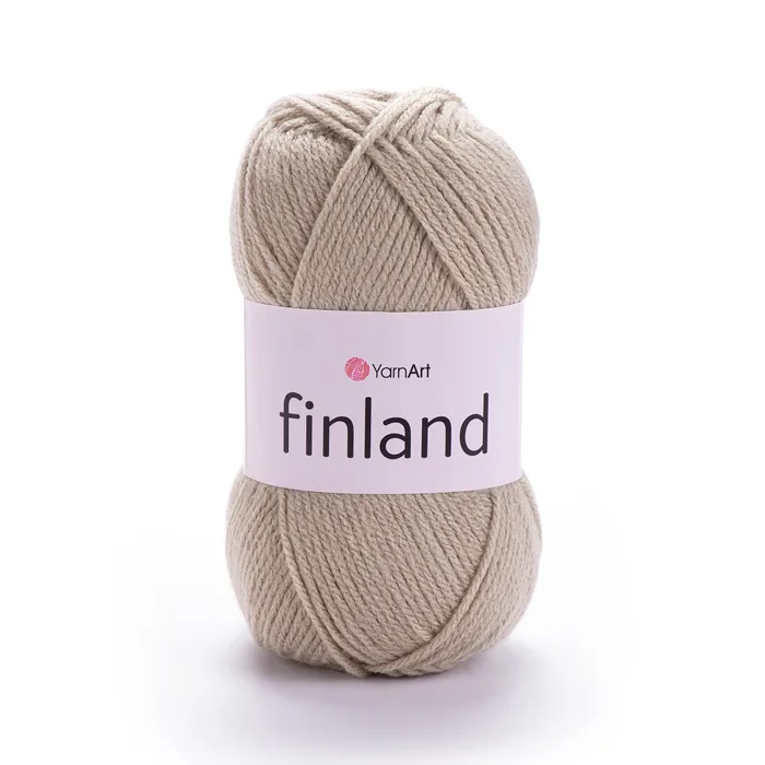 צמר חלקYARNART-FINLAND-בצבע קפה 848