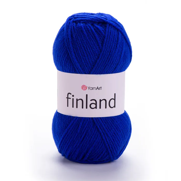 צמר חלקYARNART-FINLAND-בצבע כחול 64