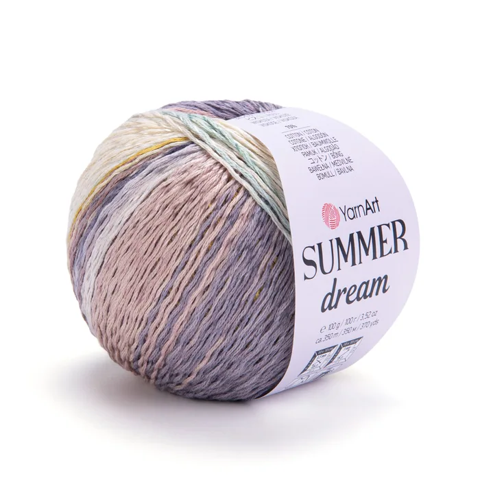 YARNART-SUMMER-צמר קייץ מתחלף 70% כותנה DREAM-4310