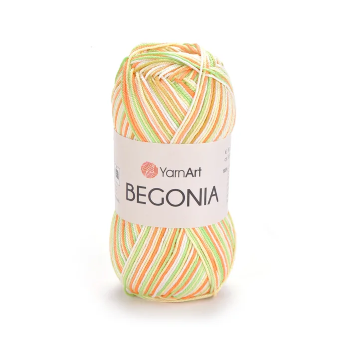 YARNART-BEGONIA- MELANGE-חוט כותנה מתחלף 503