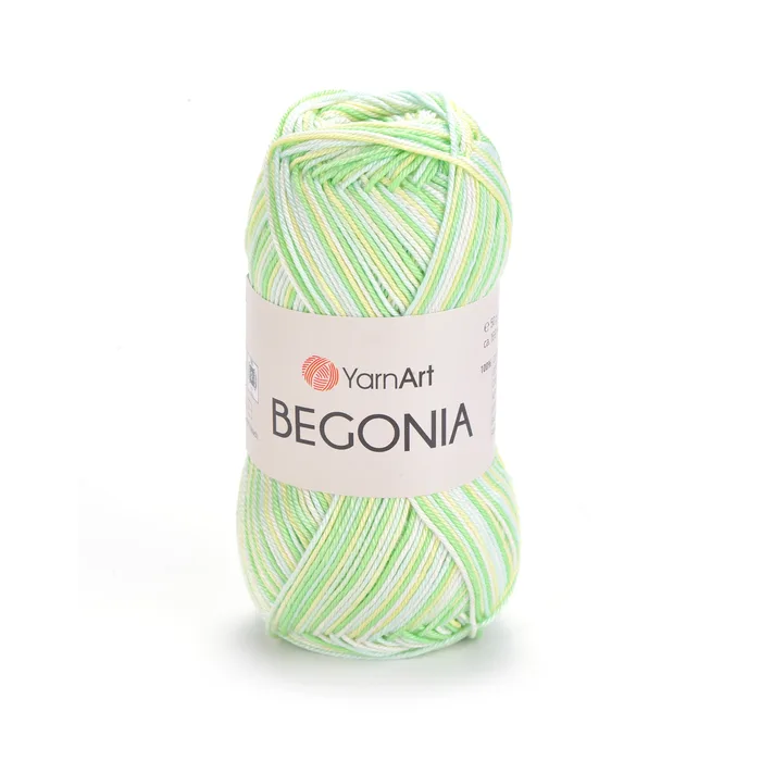 YARNART-BEGONIA- MELANGE-חוט כותנה מתחלף 501