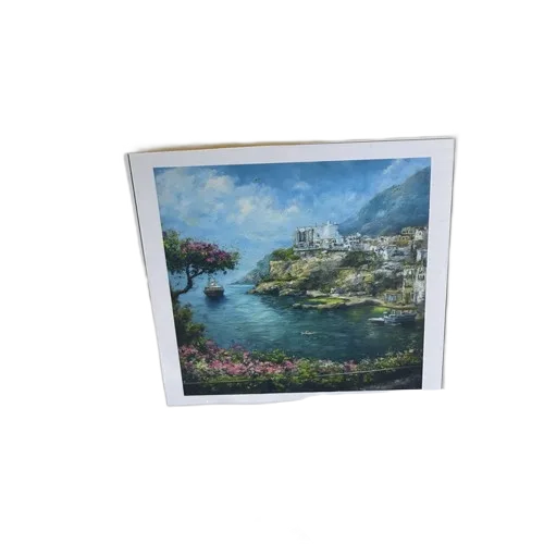 שיבוץ יהלומים על קנווס 30X40 נוף