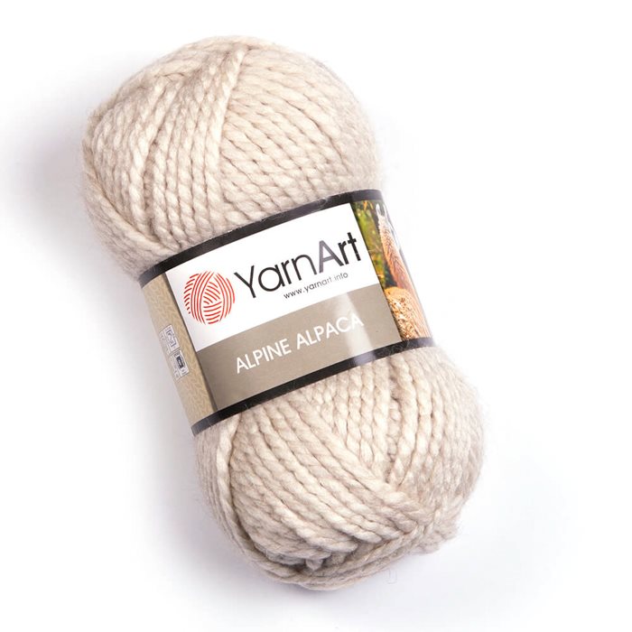 צמר אלפקה ALPINE ALPACA (430) בצבע- שמנת