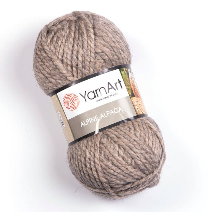 צמר אלפקה ALPINE ALPACA (432) בצבע- חום בהיר