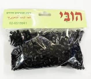 חרוזי גיהוץ לפי צבע- שחור כ-1500 יחידות