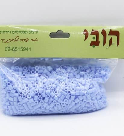 חרוזי גיהוץ לפי צבע- תכלת כ-1500 יחידות