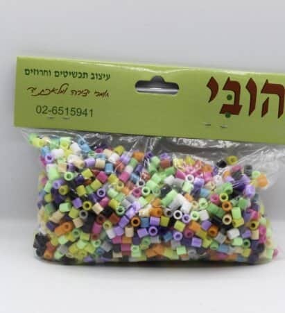 חרוזי גיהוץ- לפי צבע - צבעוני כ-1500 יחידות