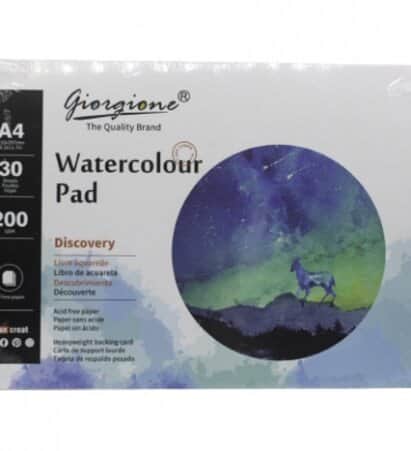 WATERCOLOR PAD-A4 200G בלוק ציור לציור בצבעי מים