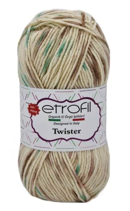 TWISTER- צמר צבעוני משגע -אנטיפילינג-SE220